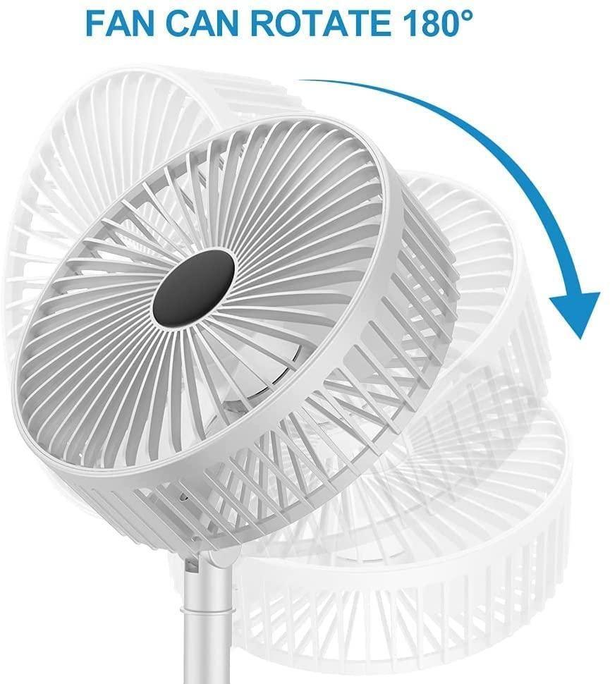 Telescopic Rechargeable Standing Fan