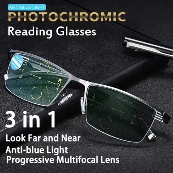 Rimless One Power Auto Focus Reading Glasses
