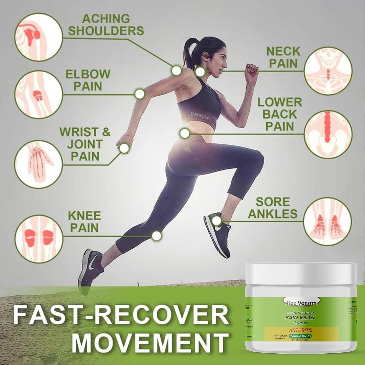 Bee Venom Ultra Strength Pain Relief Cream (Buy 1 Get 2 Free)