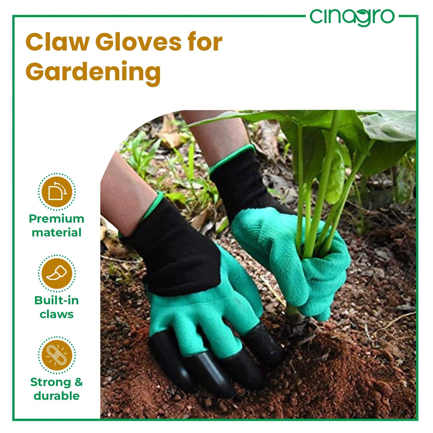 Heavy Duty Garden Farming Claw Gloves