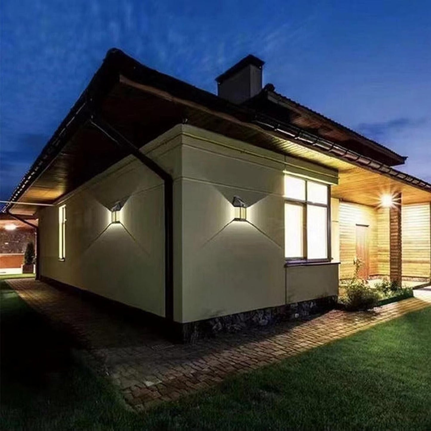 New Outdoor Solar Wall Lamp