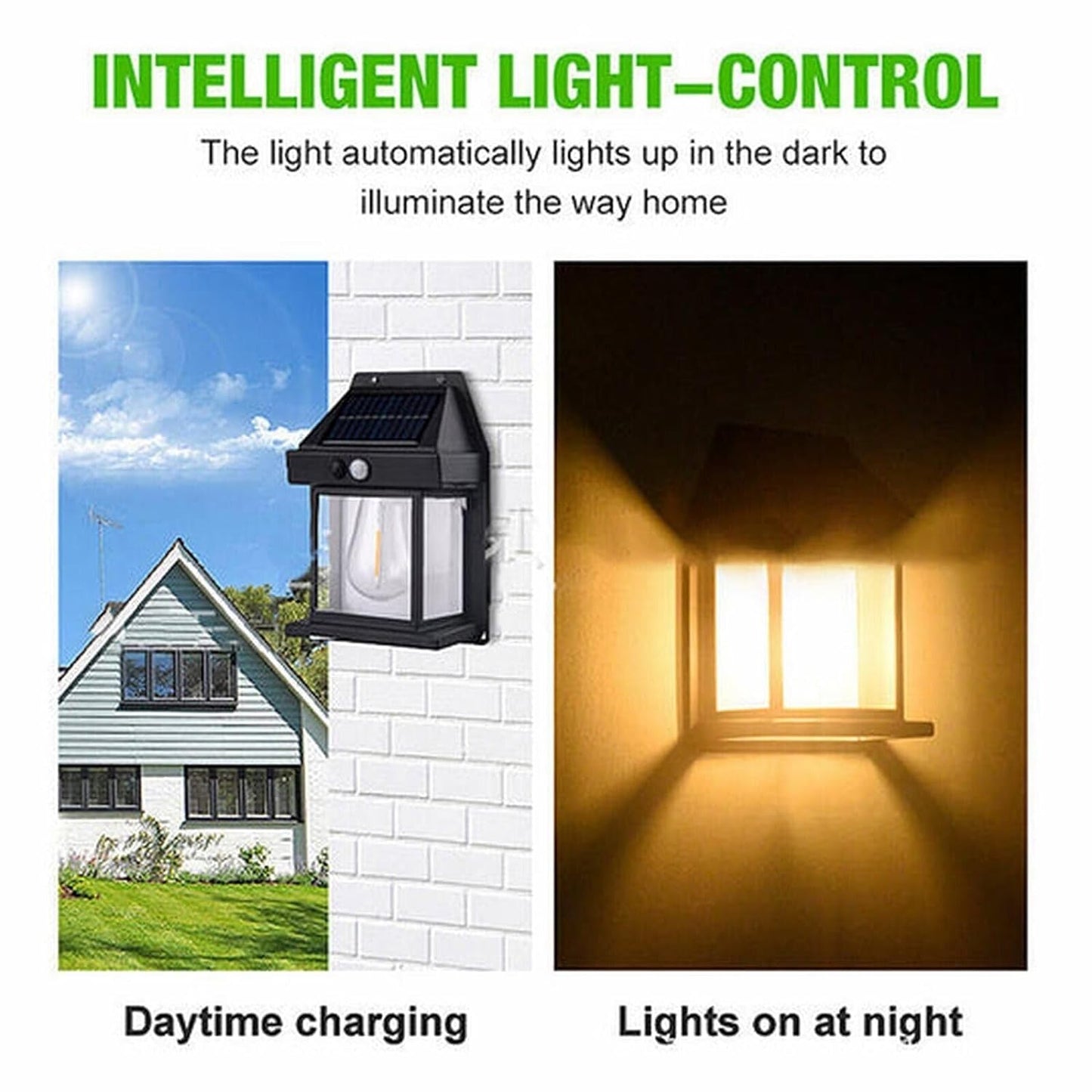New Outdoor Solar Wall Lamp
