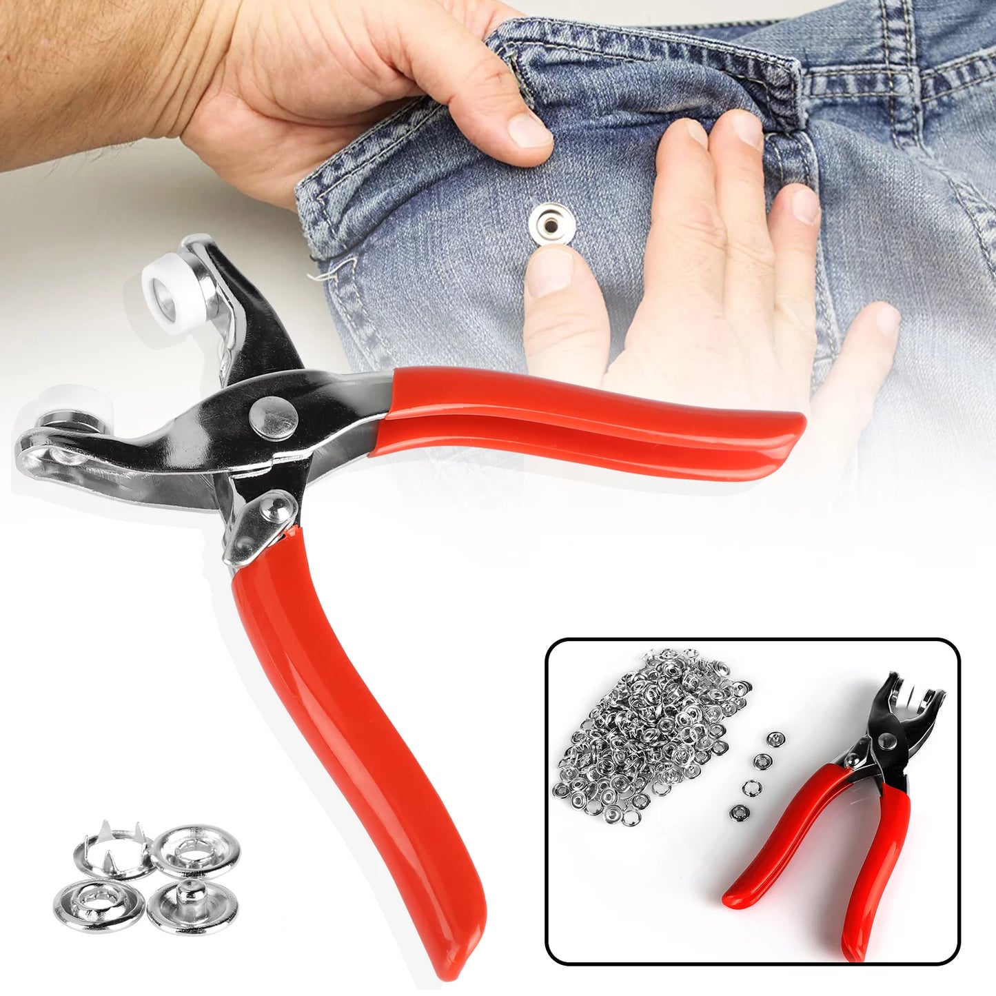 Snap Button Fastener Tool Kit