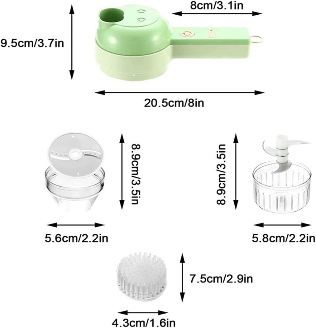 4 in 1 Portable Electric Vegetable Cutter