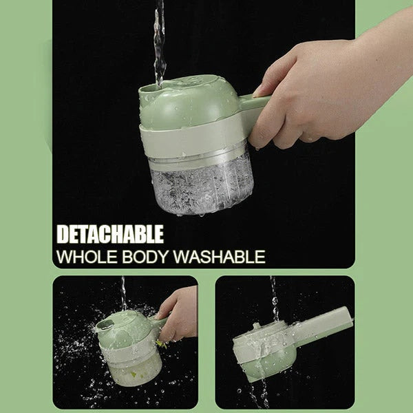 4 in 1 Portable Electric Vegetable Cutter