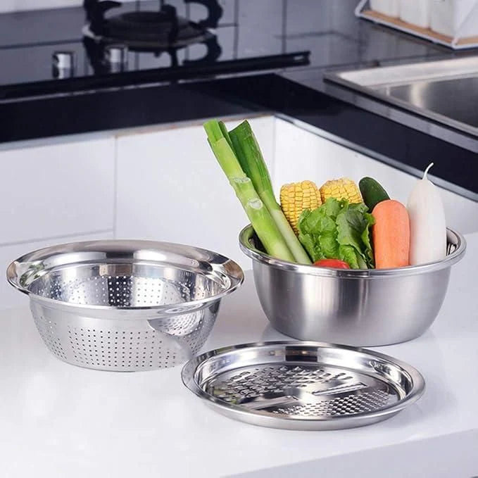 3 in 1 Kitchen Drain Basket