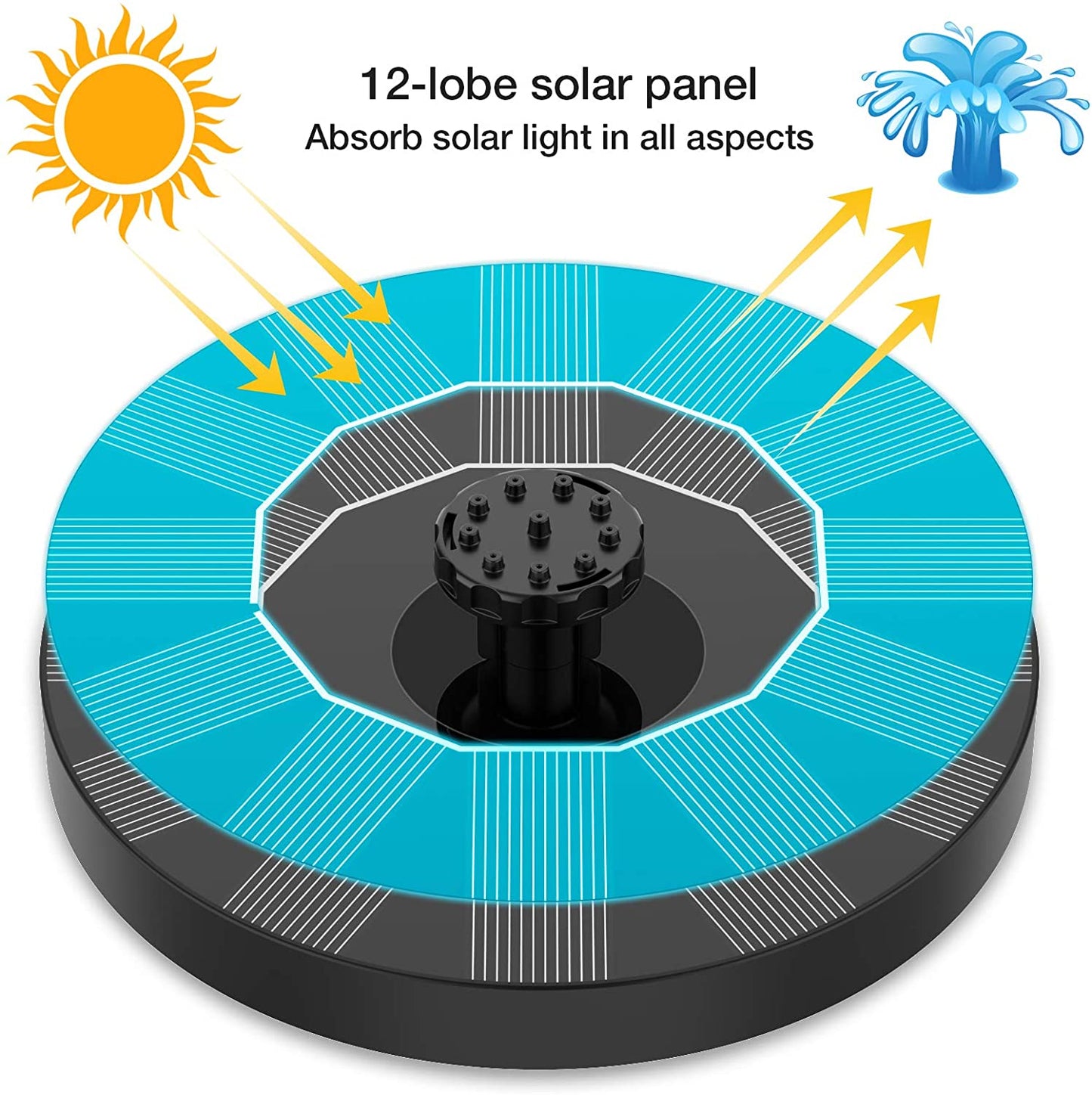 Solar Water Fountain