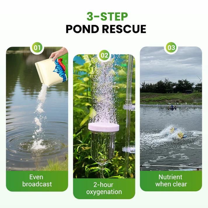 Water Clarifier & Algae Control Powder for Ponds