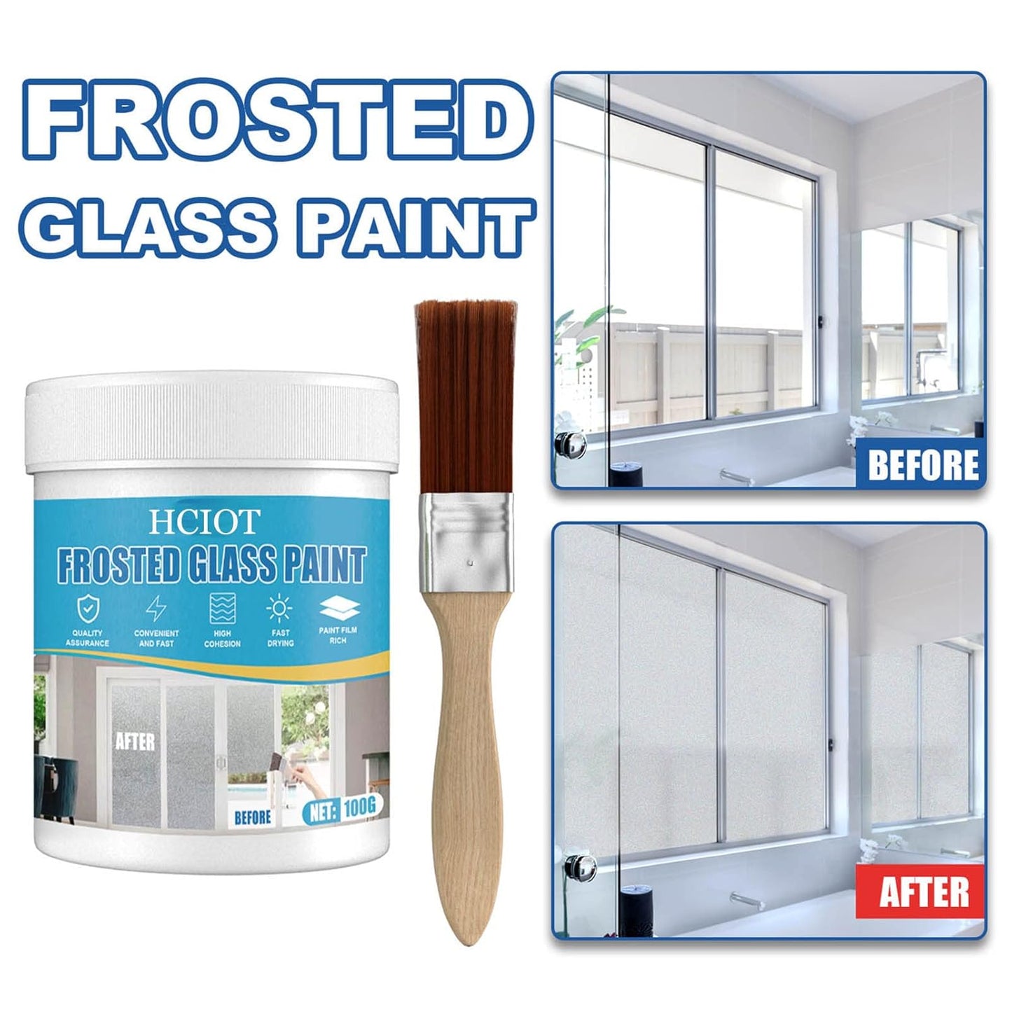 Water-based Glass Frosting Paint (Buy 1 Get 1 Free)