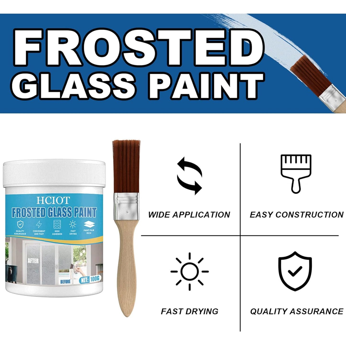 Water-based Glass Frosting Paint (Buy 1 Get 1 Free)
