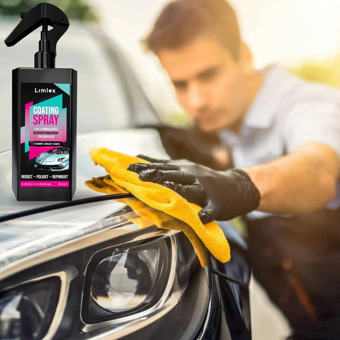 PlatinumShield-X Coating Spray & Foam Cleaner Combo
