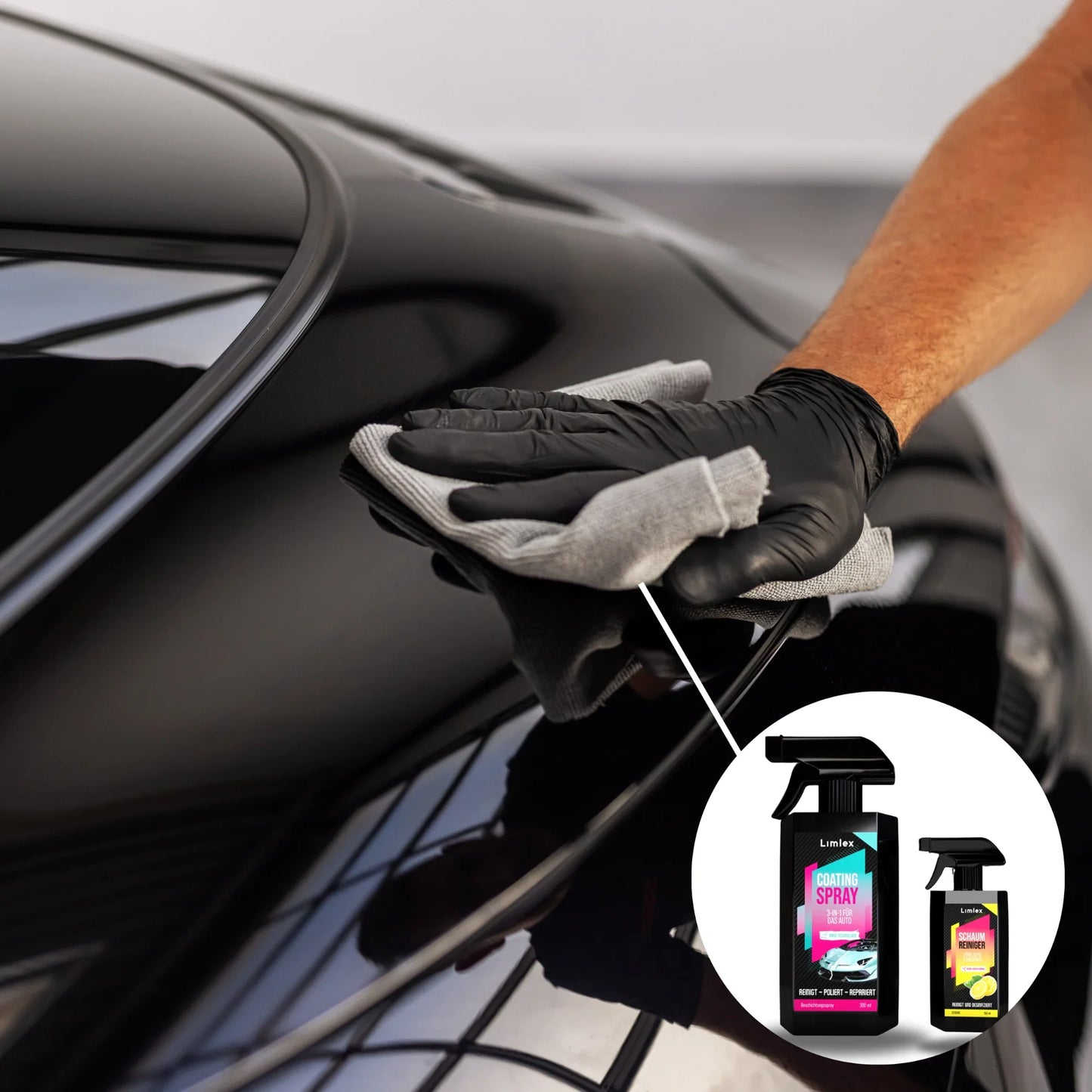 PlatinumShield-X Coating Spray & Foam Cleaner Combo