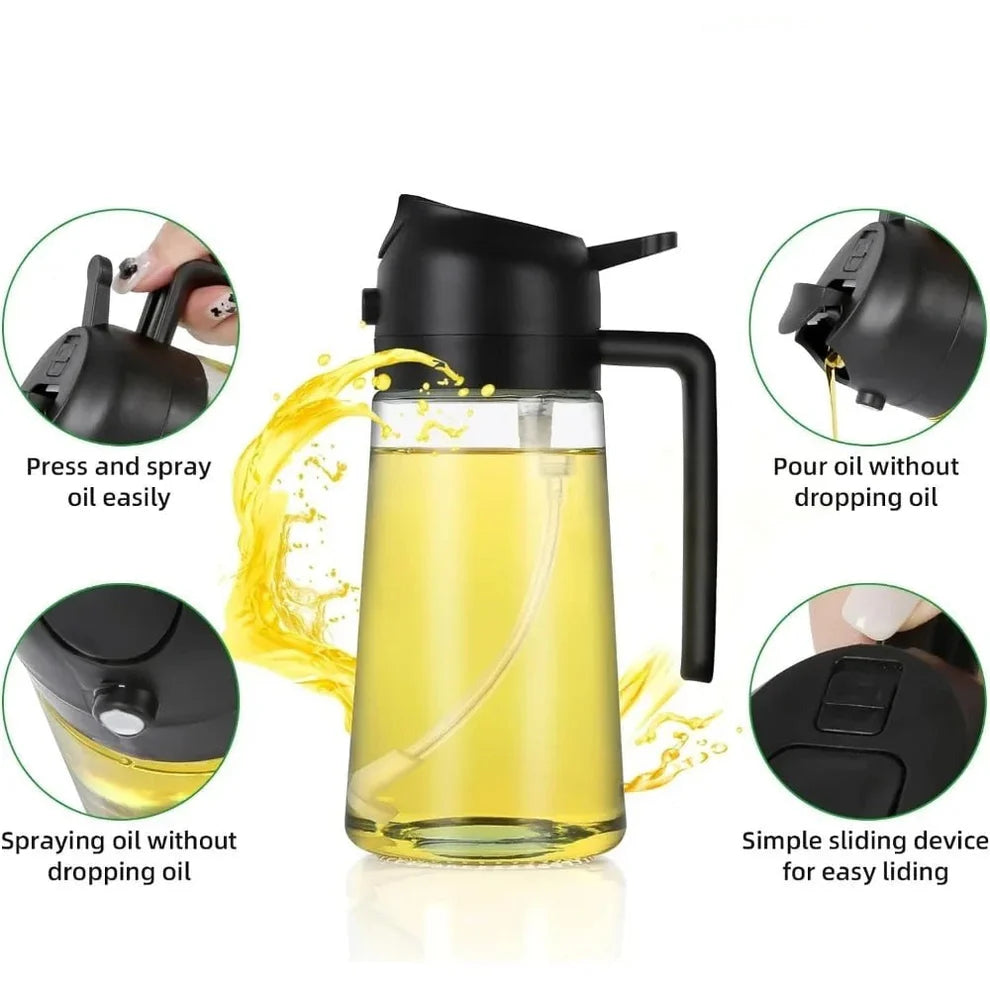 2 in 1 Glass Oil Dispenser