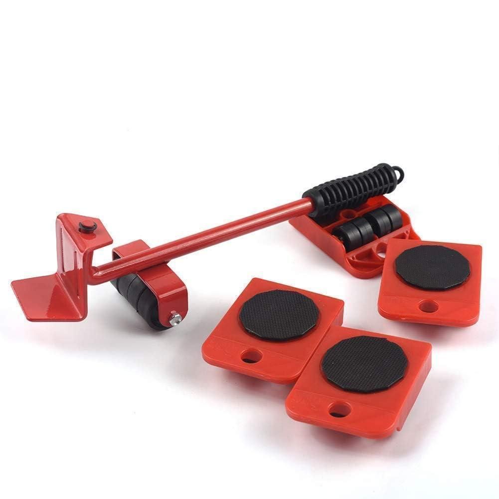 Carbon Steel Furniture Lifter With Heavy Duty Roller Pads with 150kg capacity To Move