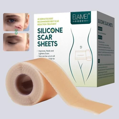 Silicone Scar Sheets, Silicon gel sheets for Scars Transparent Medical Silicone Gel Tape