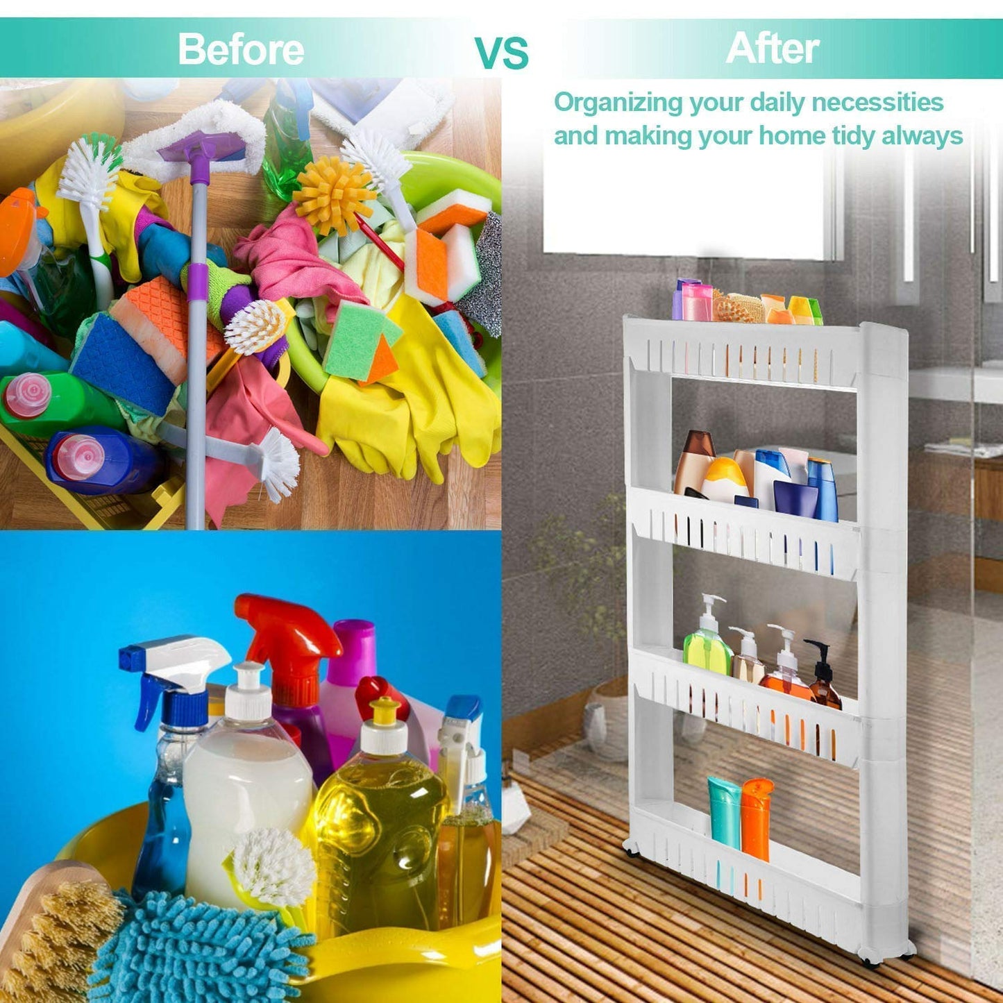 Storage Organizer Rack